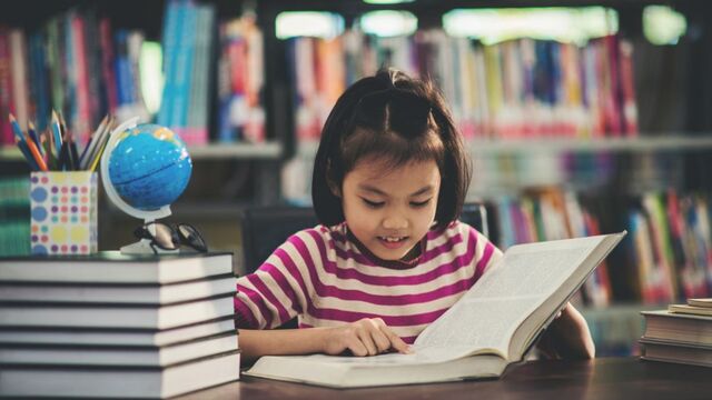 anak suka membaca
